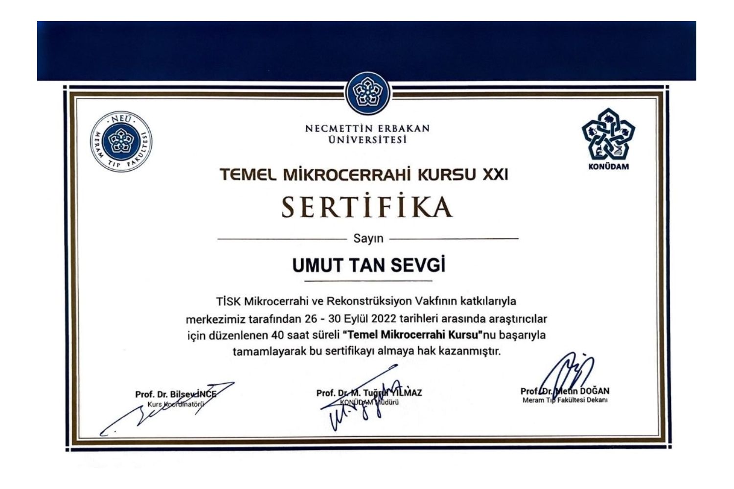 Op.Dr. Umut Tan Sevgi