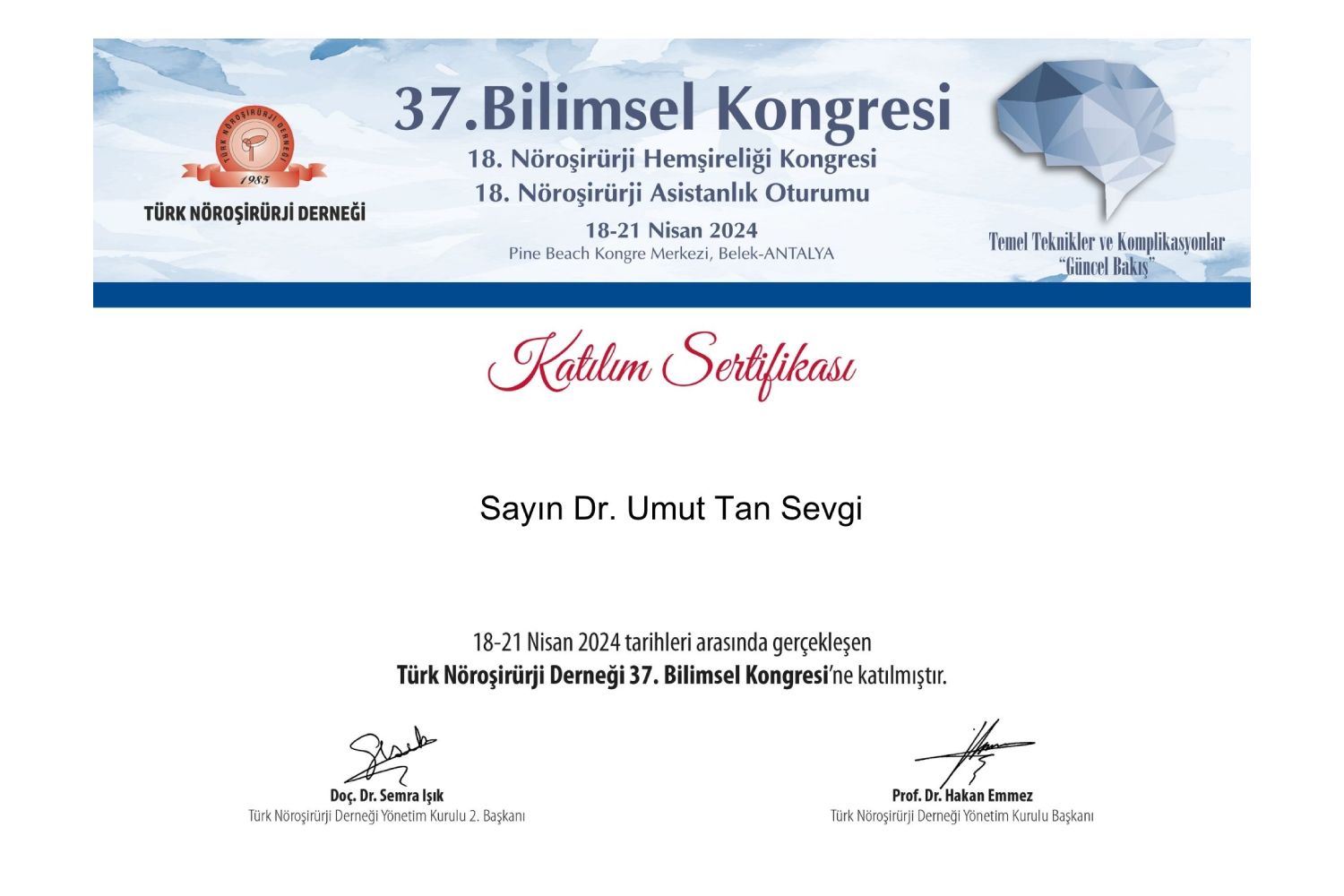 Op.Dr. Umut Tan Sevgi