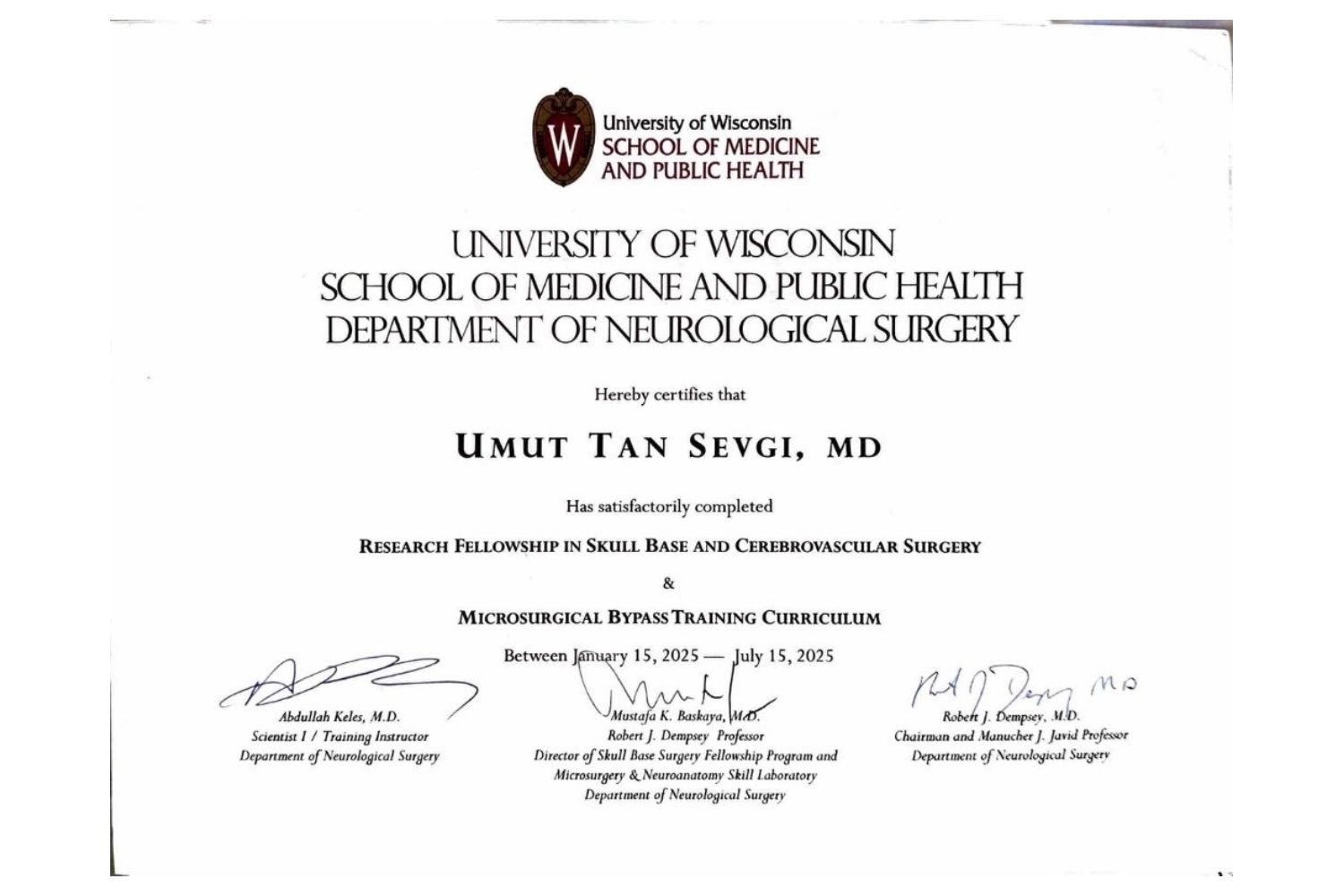 Op.Dr. Umut Tan Sevgi